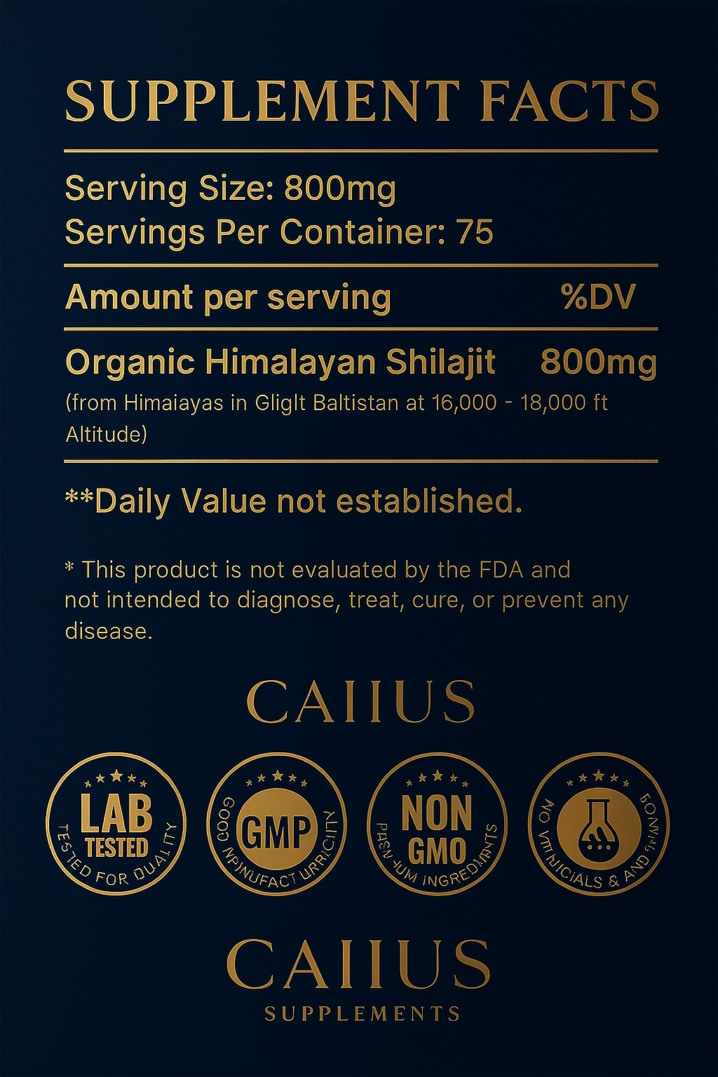 Pure Himalayan Shilajit Resin™
